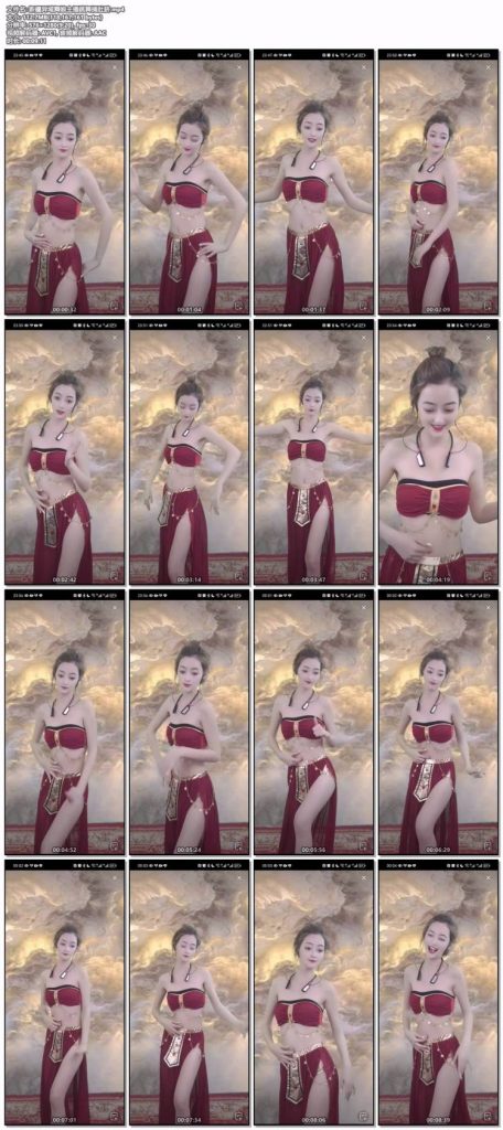 新疆异域舞娘主播跳舞捅肚脐