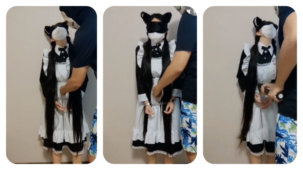 国产实践女仆装肚子（打捅踩）