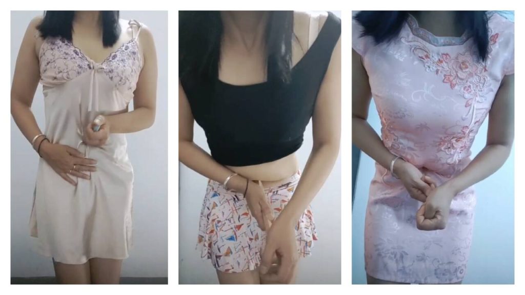 性感少妇多套服装桶刺肚子定制07