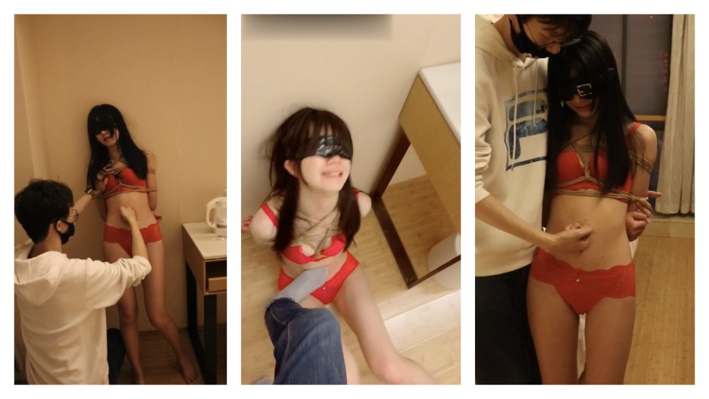 SM捆绑打肚子（呻吟声）