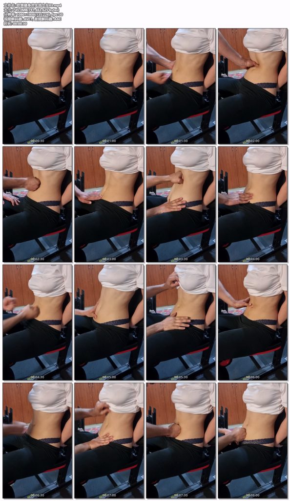 欧美健身房实践女友03