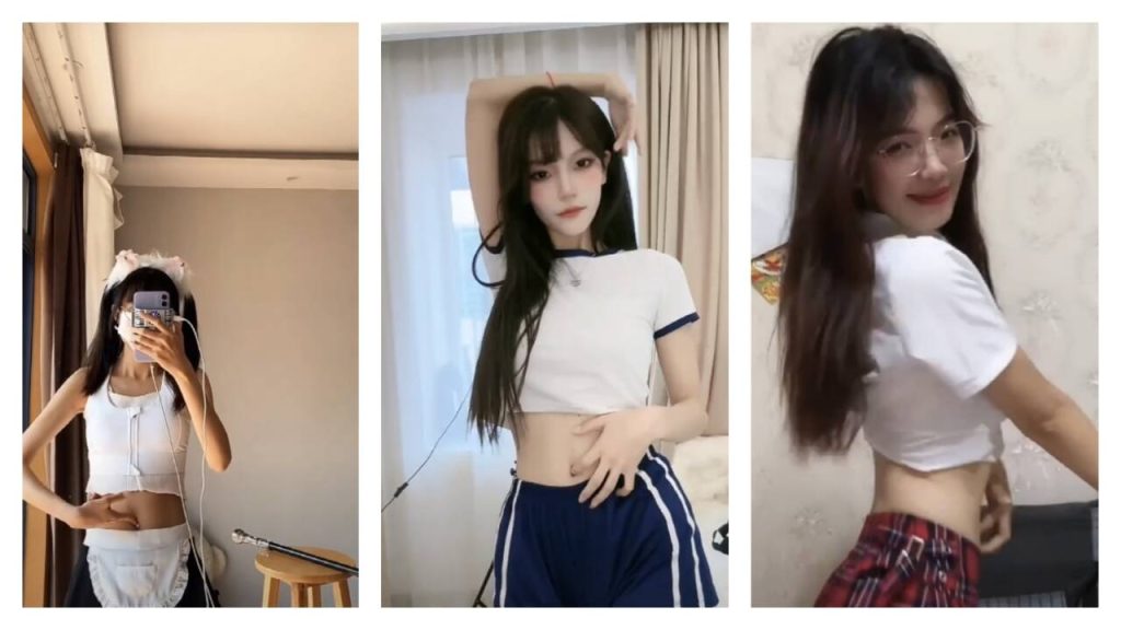 JK，白丝，体操主播抠脐3部