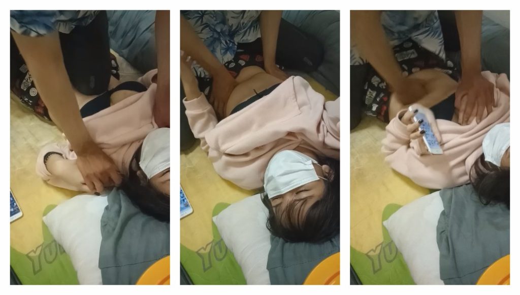 重打虐女友肚子胃肚脐