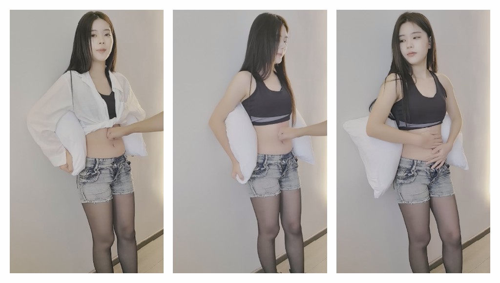 黑丝韩范御姐超重虐胃肚