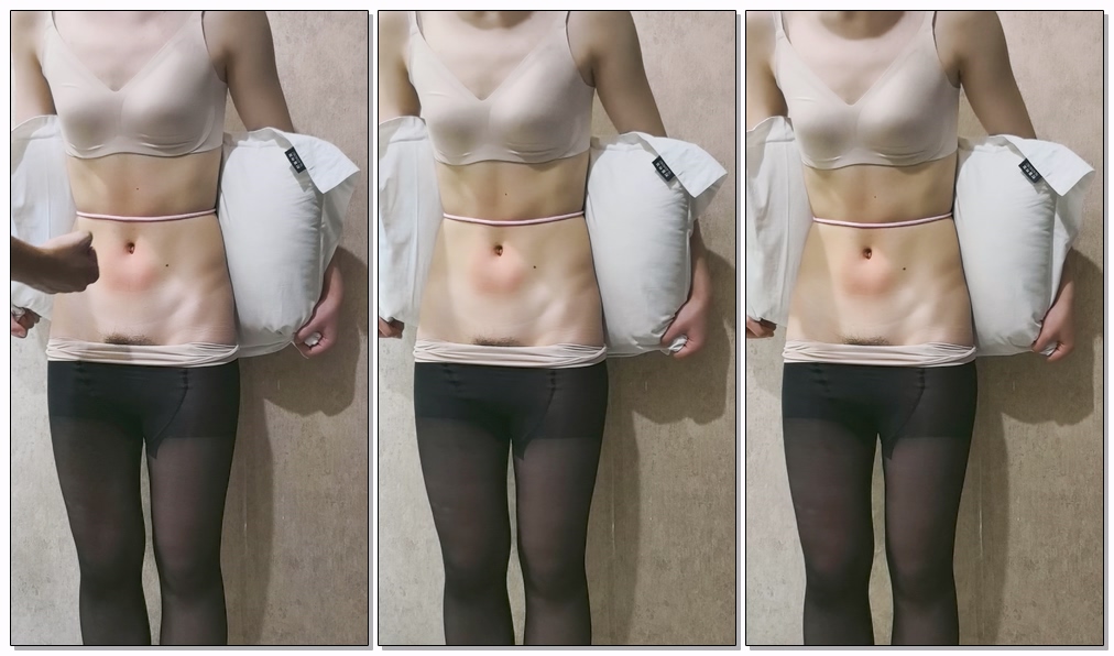 勒腹实践黑丝女友小腹（可附赠）