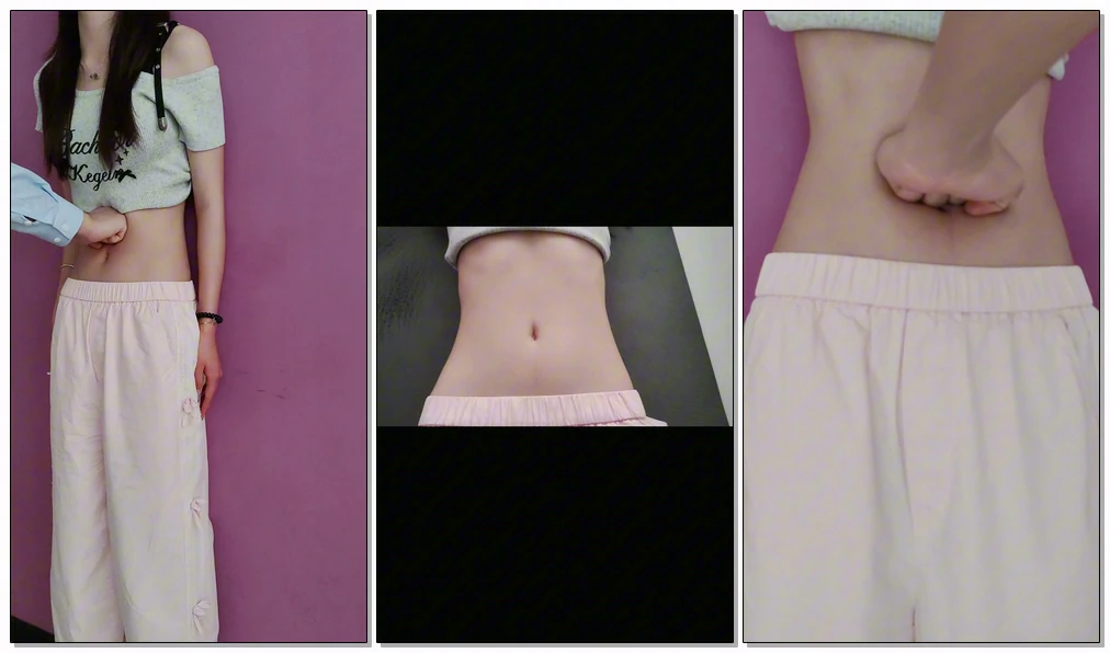 重打17岁纯情女大学生肚子捅肚脐