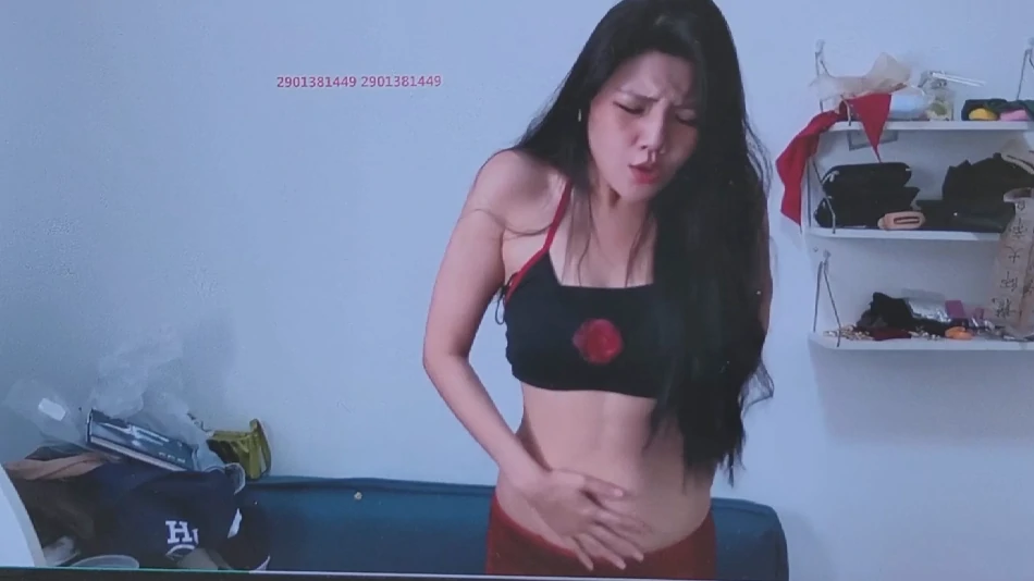 入腹赵雪老师肚子