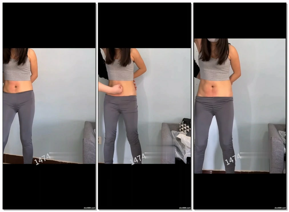 紧身瑜伽裤实践露脐装