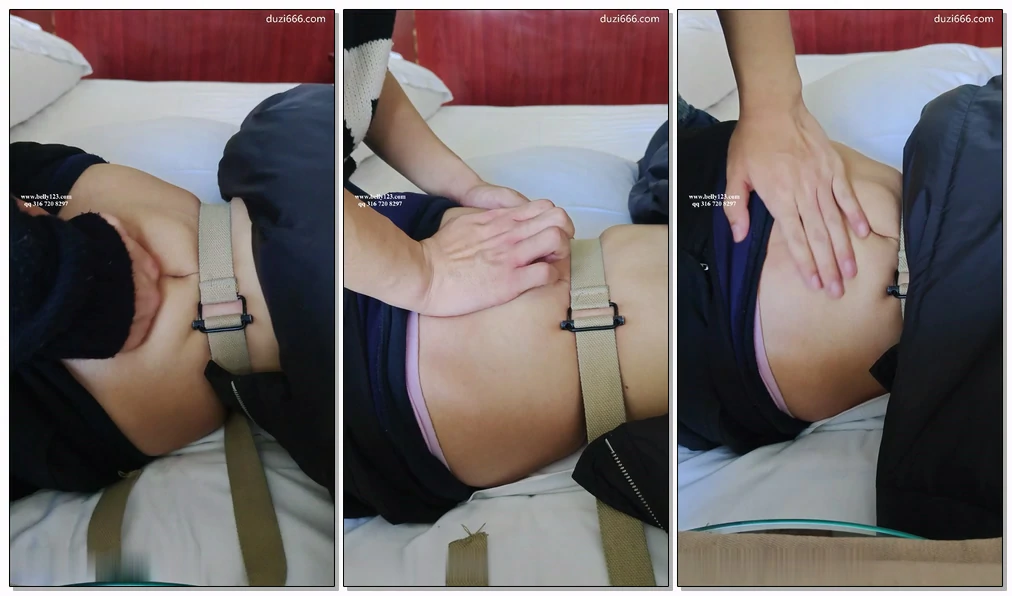 肠子勒到小腹后重击