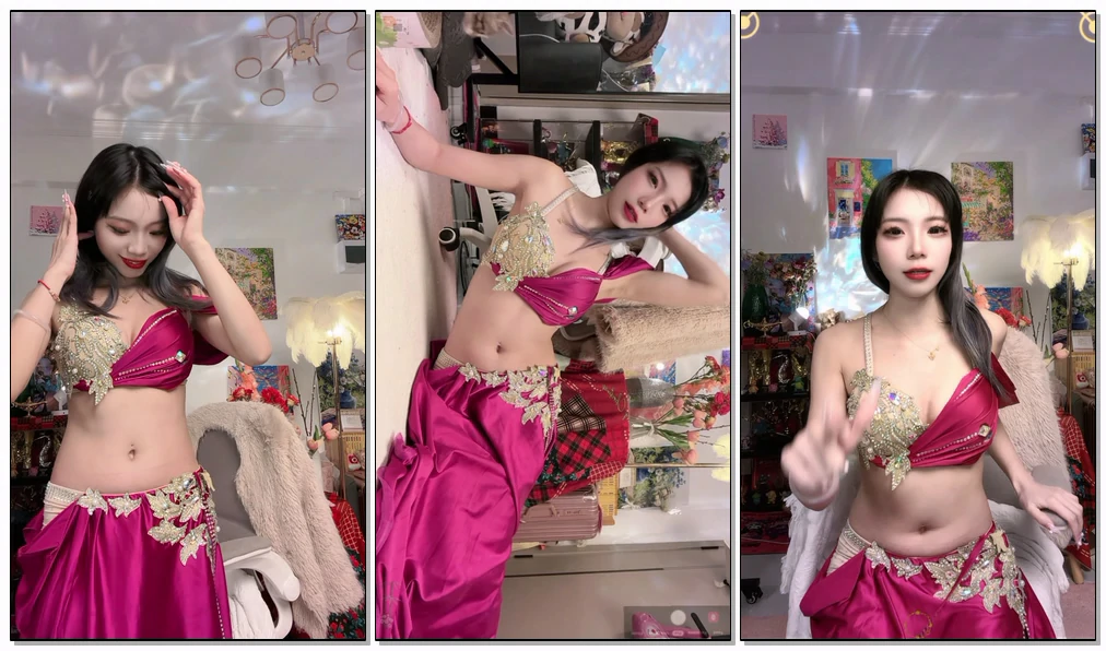 黑丝狮驼岭女妖被悟空大闹肚腹